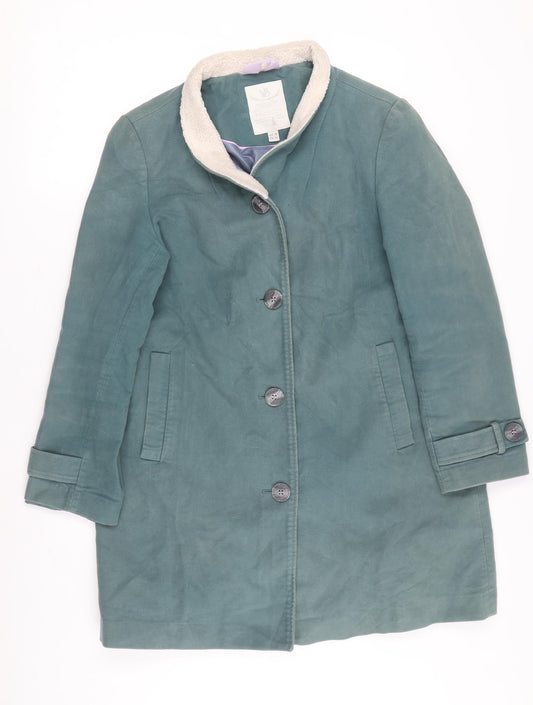White Stuff Women's Green Overcoat, Size 16, Casual