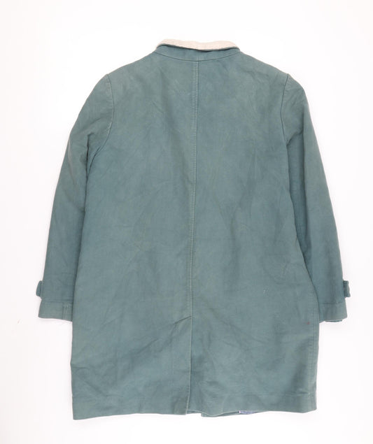 White Stuff Women's Green Overcoat, Size 16, Casual