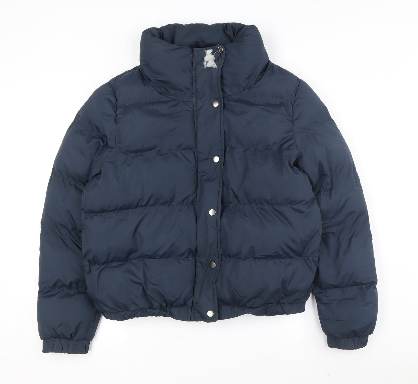 Brave Soul Women's Blue Puffer Jacket Size 14 - Winter Essential