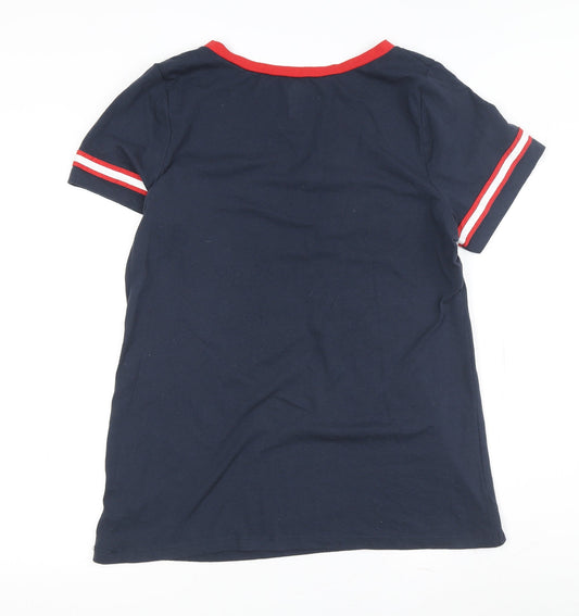 NFL Team Apparel Women Blue XL Jersey T-Shirt