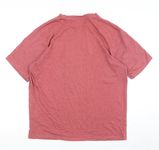 Peter Storm Men's Red M Cotton Crew Neck T-Shirt