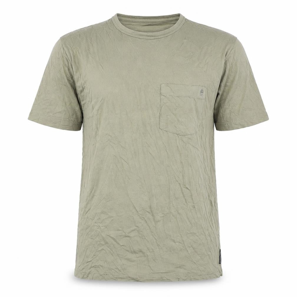 French Connection Men's Green Cotton T-Shirt L