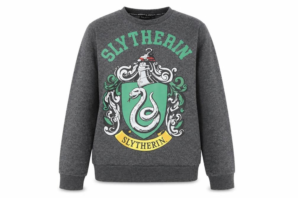 Womens UK M Regular Harry Potter Grey Pullover Sweatshirt