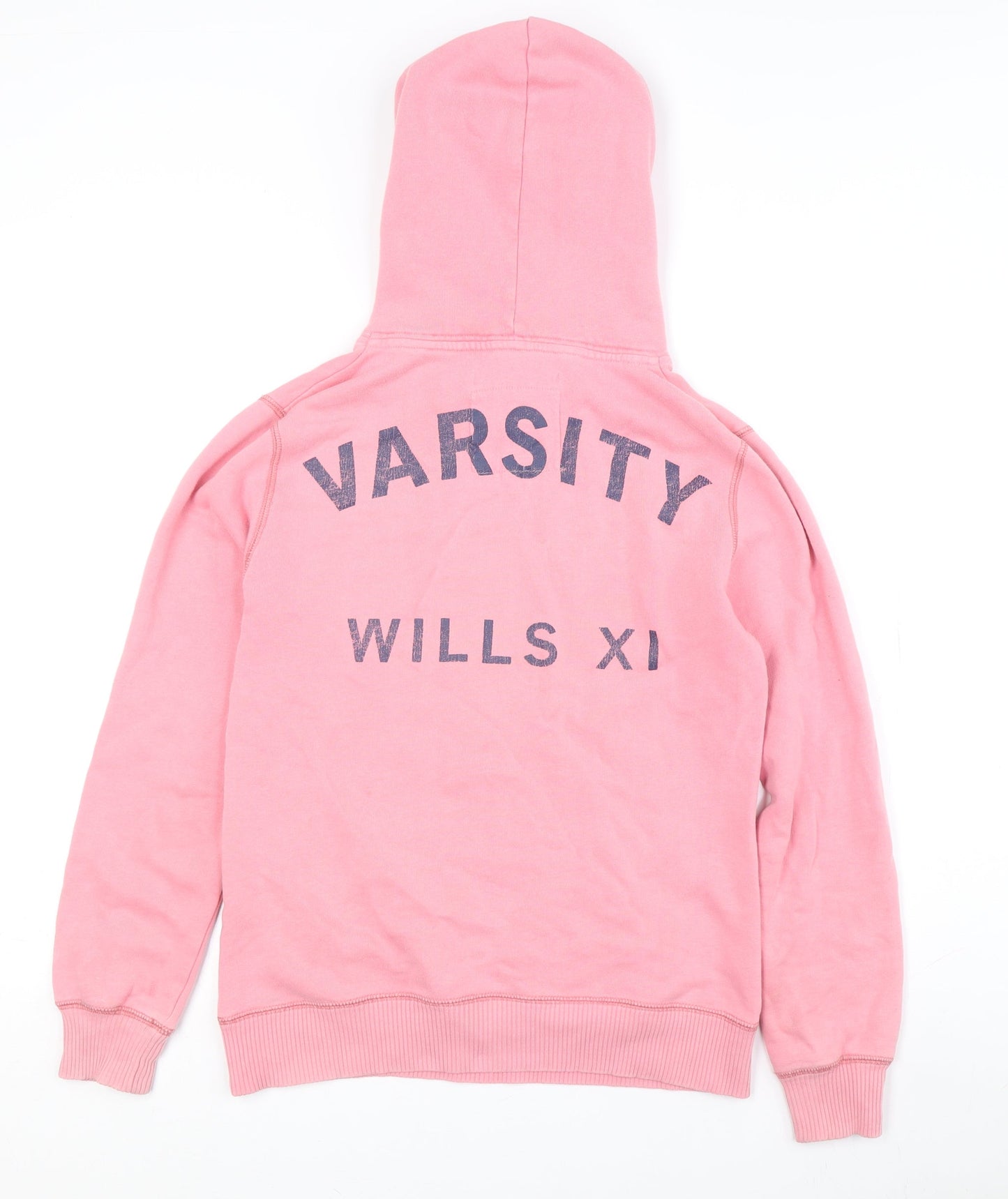 Womens UK M Regular Jack Wills Pink Pullover Hoodie
