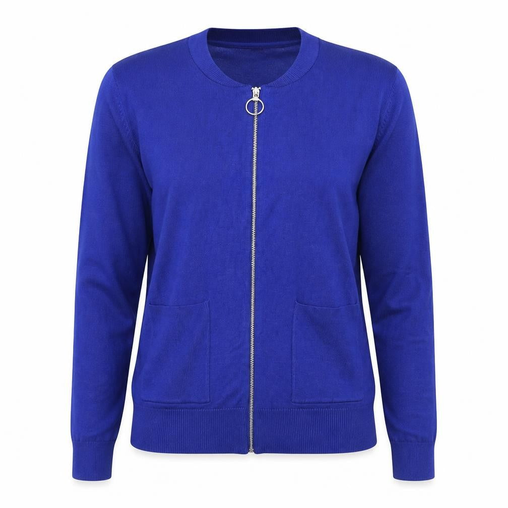 Red Herring Women's Blue Full Zip Jumper Size 14
