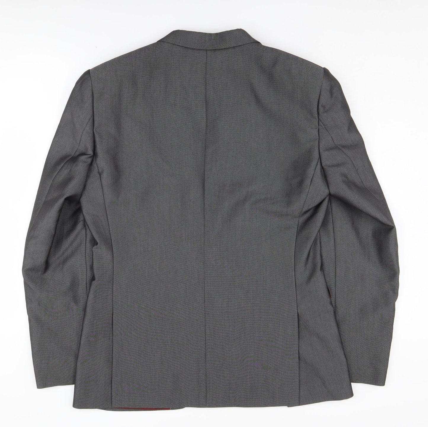 Next Men's Grey Blazer Size 40R Regular Fit