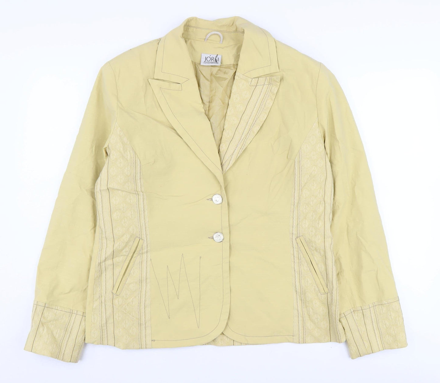 Jörg Women's Beige Blazer Size 16, Classic Casual