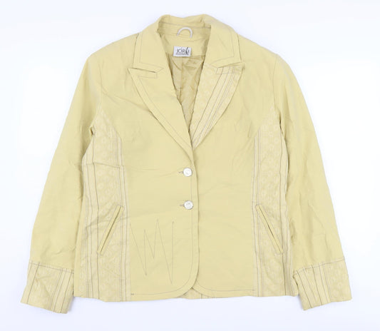 Jörg Women's Beige Blazer Size 16, Classic Casual