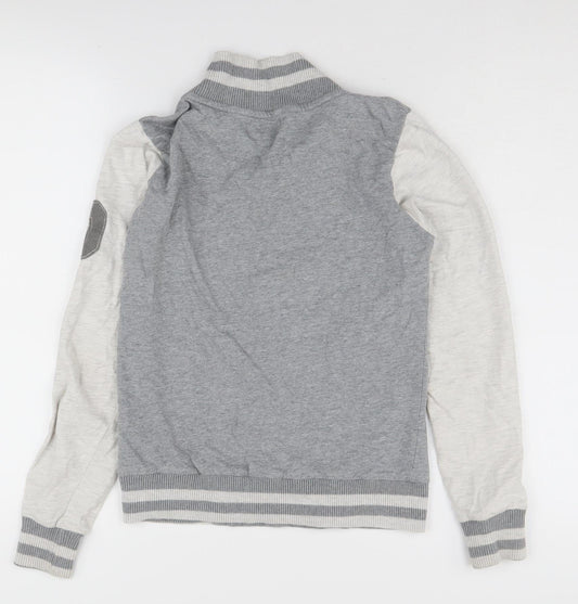 ONLY Girls Grey Hooded Cardigan L - Casual Style
