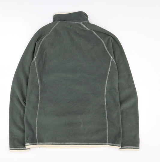 Mountain Warehouse Women's Green 1/2 Zip Pullover UK 12