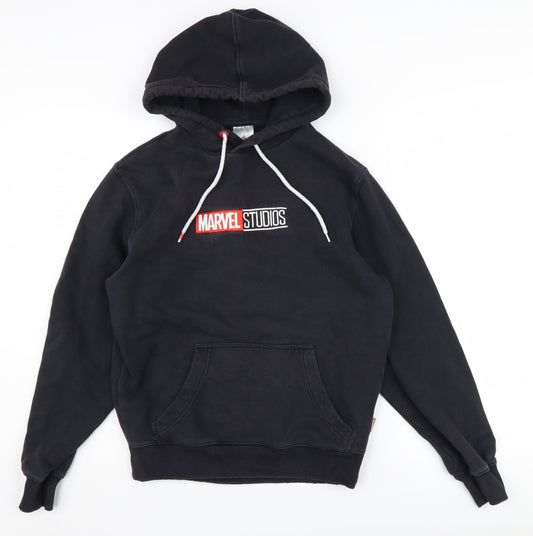 Disney Marvel Black XS Unisex Pullover Hoodie