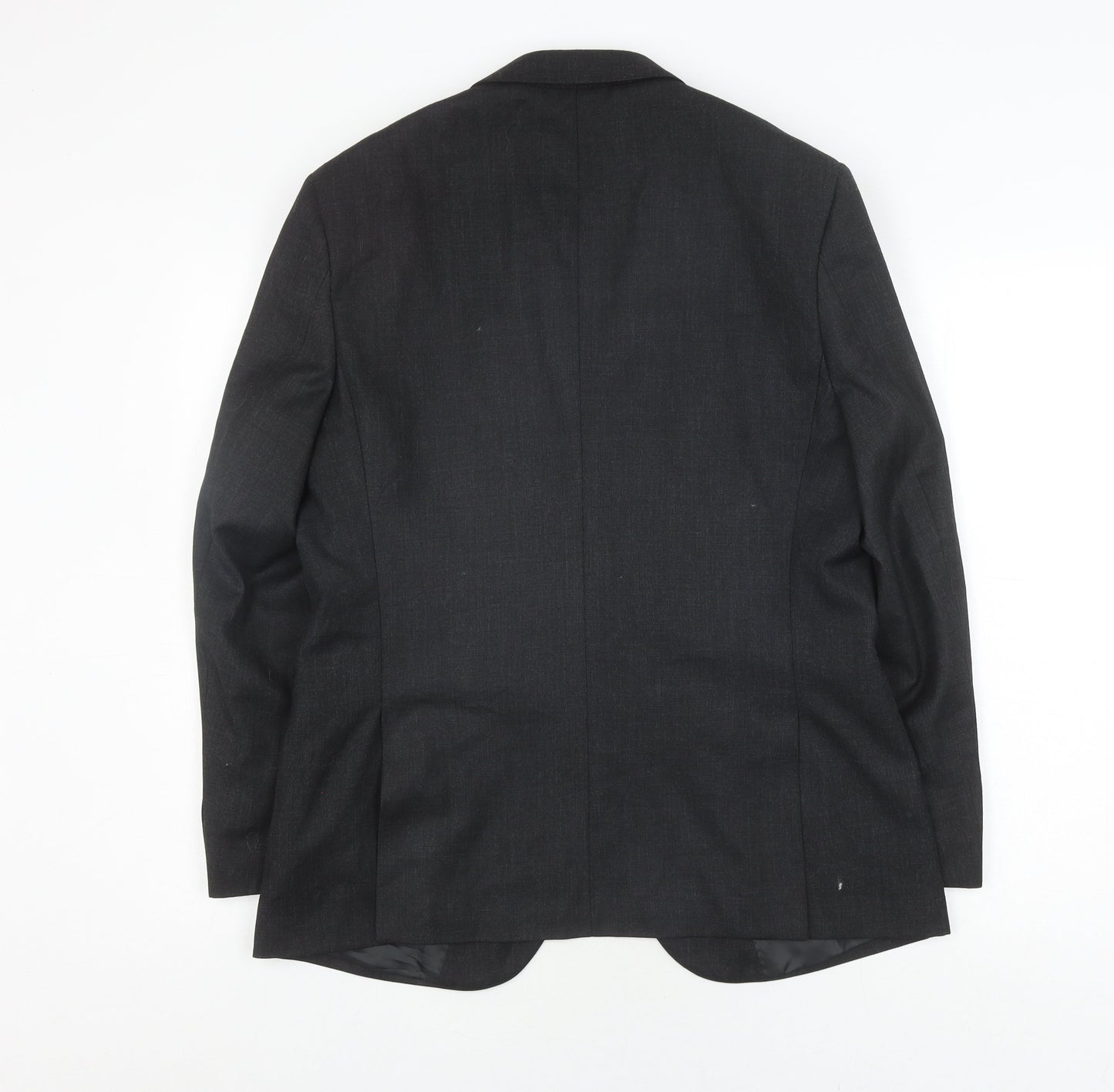 Frencheye Men's Black Blazer, Size 42R, Wool Blend