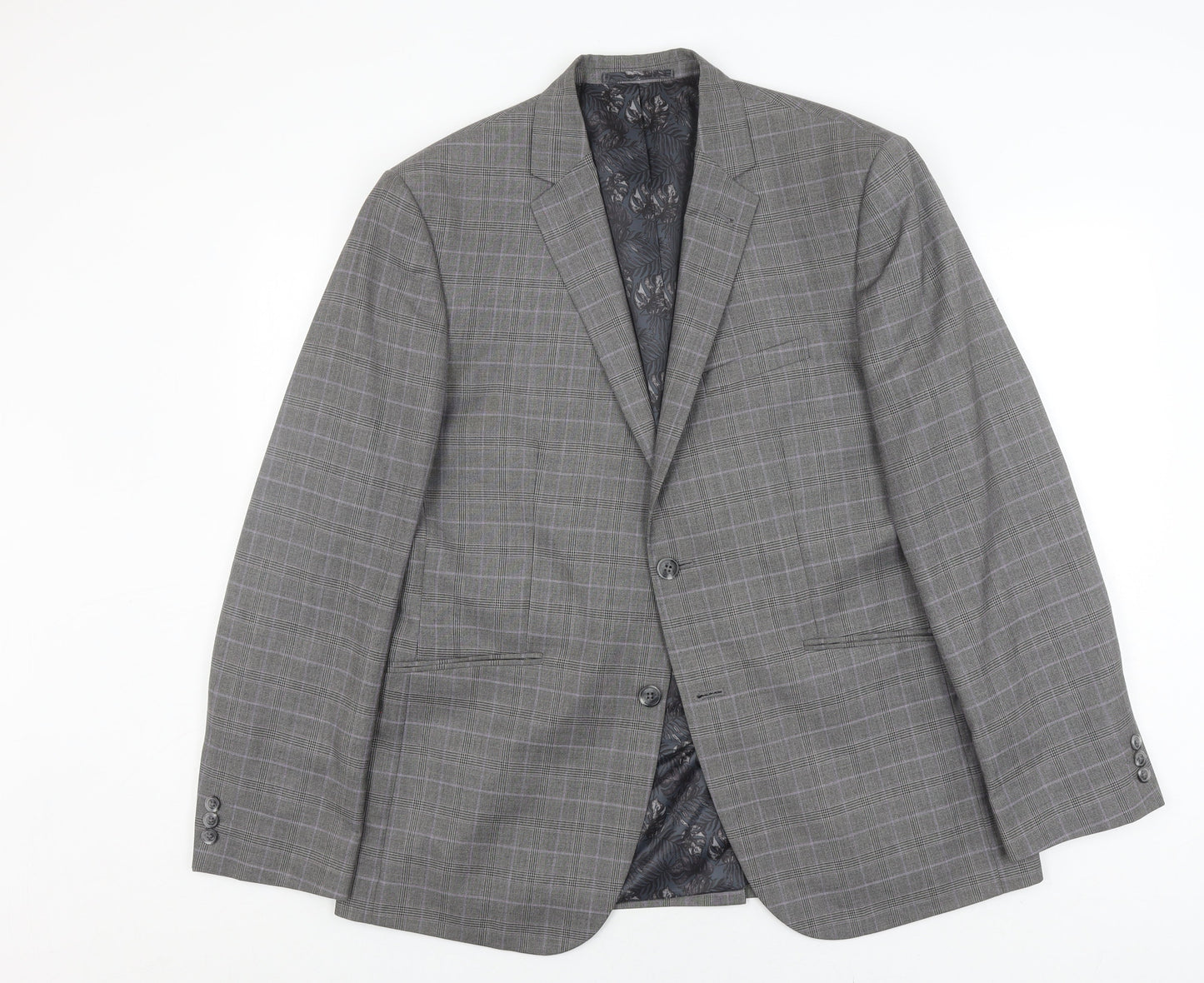 Taylor & Wright Men's Grey Check 42R Blazer