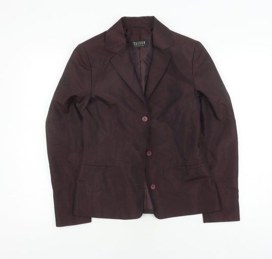 Taifun Women's Brown 12 Blazer Suit Jacket Regular Fit