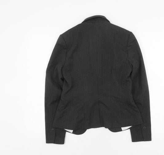 H&M Women's Black Regular Blazer Suit Jacket 8