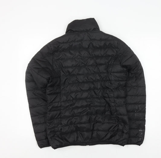 Astrolabio Unisex Black Quilted Jacket UK 16