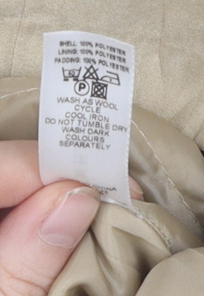 Debenhams Women's Beige Zip Jacket, Size 10, Casual Wear