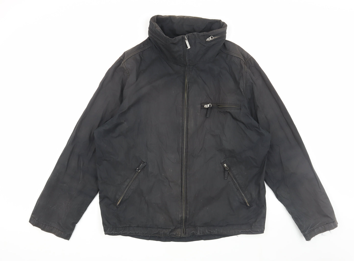 Gant Men's Black Bomber Jacket, M, Casual Style