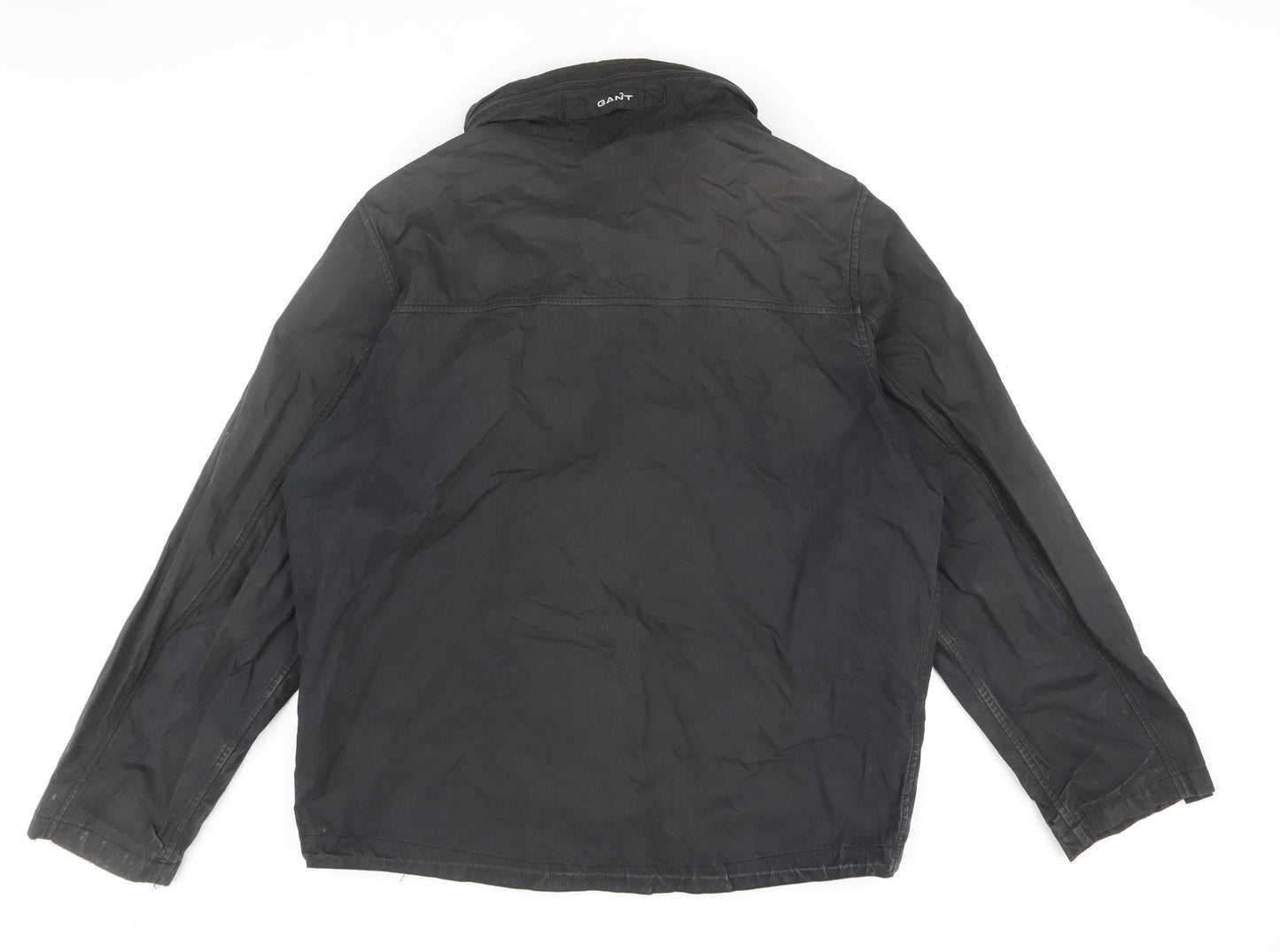 Gant Men's Black Bomber Jacket, M, Casual Style