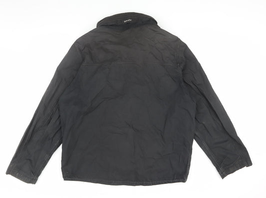 Gant Men's Black Bomber Jacket, M, Casual Style