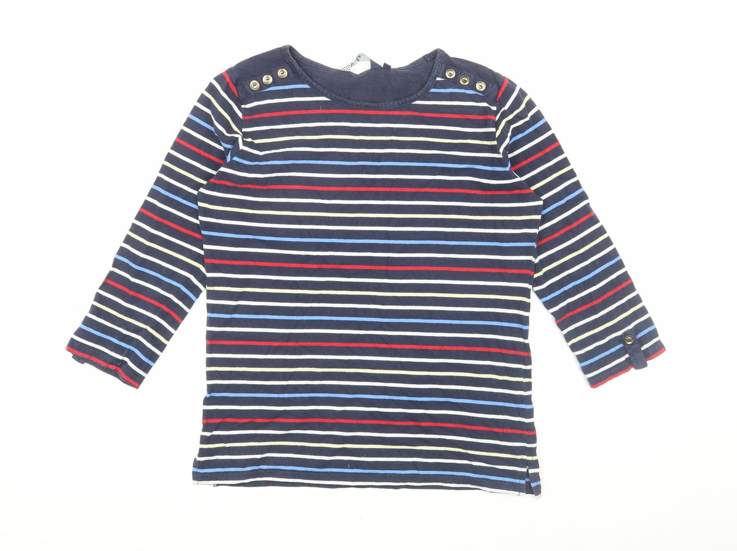 Isle Women's Multicoloured Striped T-Shirt S