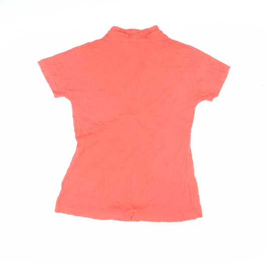 Banana Republic Women's Red V-Neck T-Shirt M
