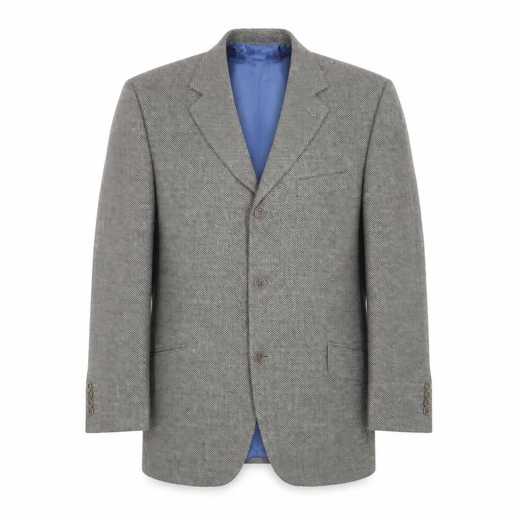 Mens 42 Chest Regular Daniel Hechter Grey Two-Button Blazer