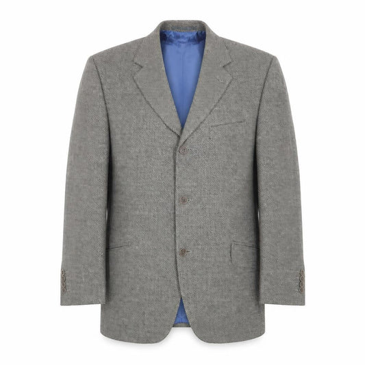 Mens 42 Chest Regular Daniel Hechter Grey Two-Button Blazer