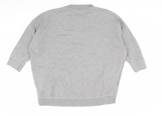Jack Wills Women's Grey Pullover Sweatshirt Size 14