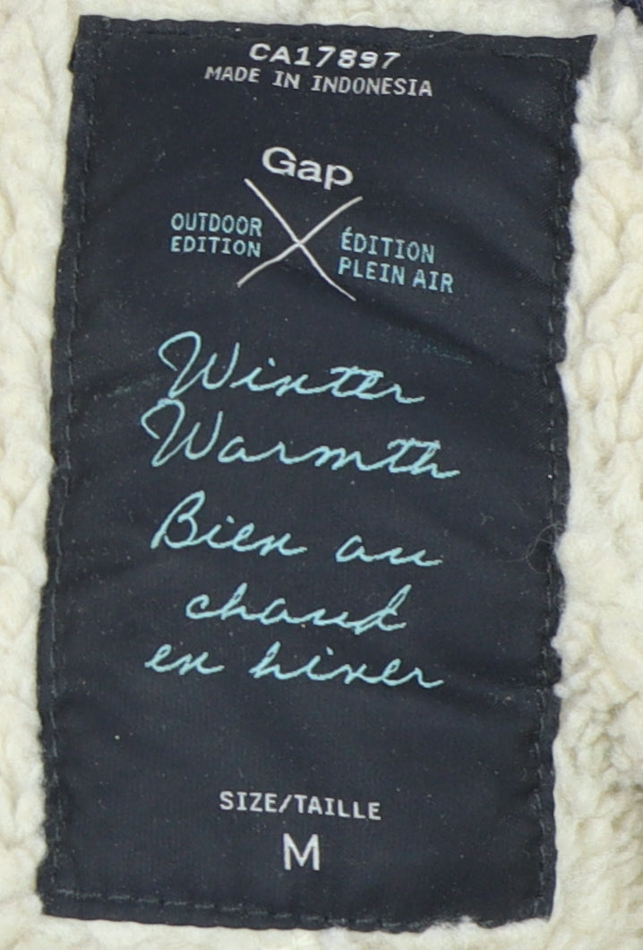 Gap Women's Black Hooded Parka Jacket M