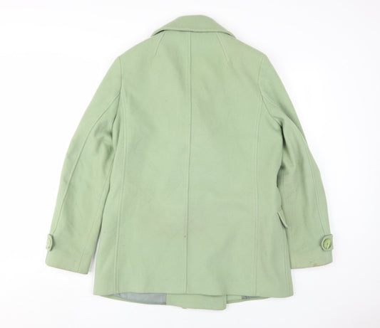 Damsel in a Dress Women's Green Pea Coat Size 10