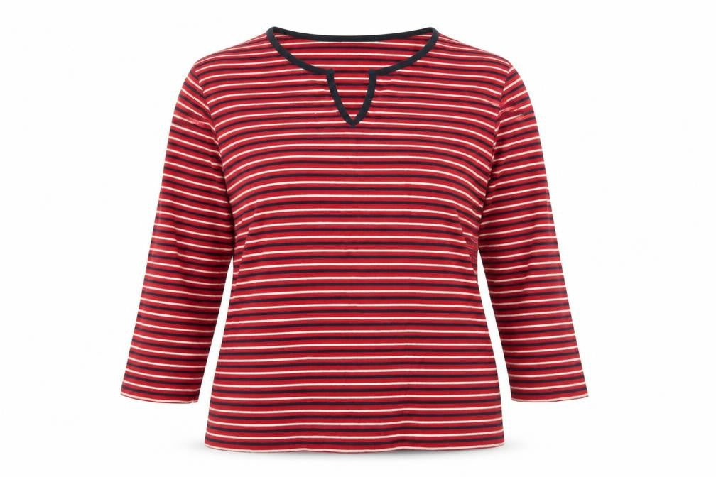 Womens UK Size 16 Hawkshead Red Cotton Blend T-Shirt