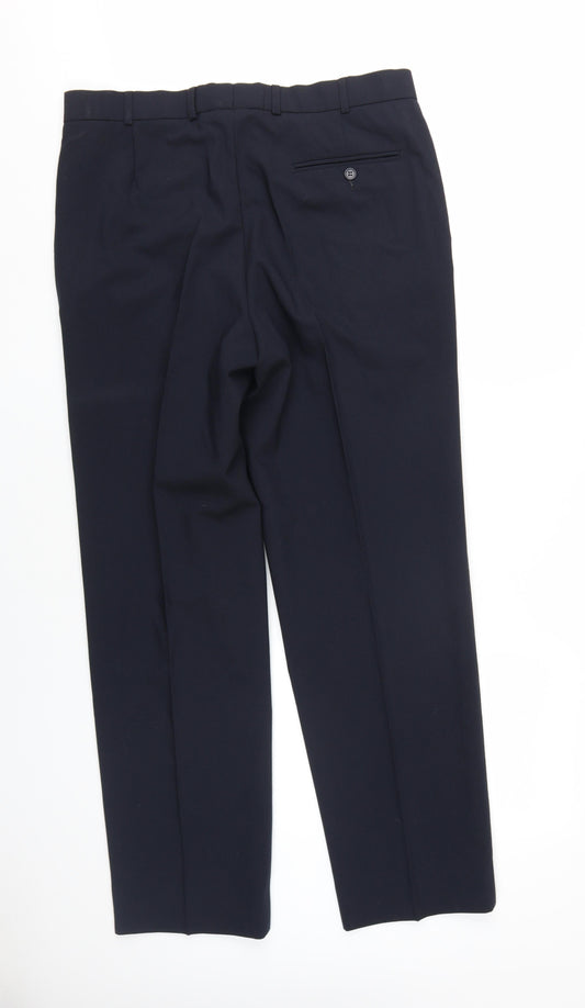 Centaur Men's Black Dress Pants 36 Regular Formal