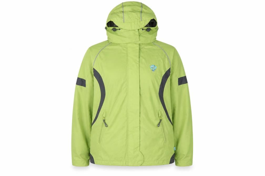 TCM Women's Green Hooded Rain Coat Size 14/16