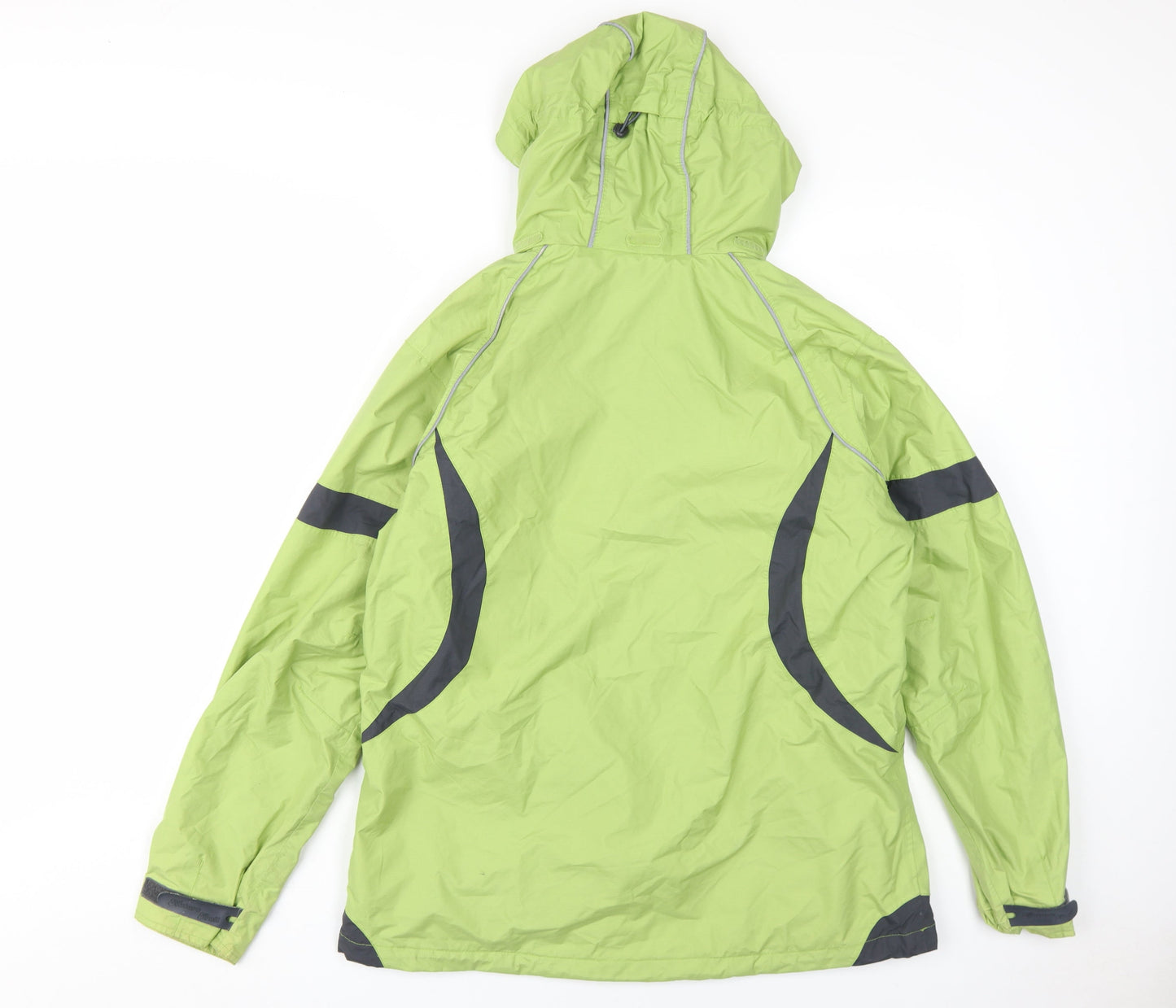 TCM Women's Green Hooded Rain Coat Size 14/16