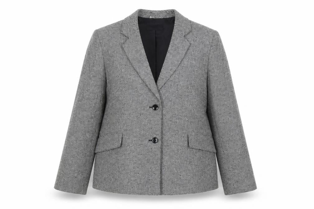 Marks & Spencer Women's Grey Blazer, Size 14, Classic Fit