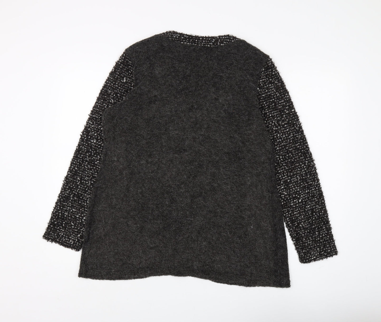 Klass Women's Grey Tunic, Size S, Acrylic-Wool Blend