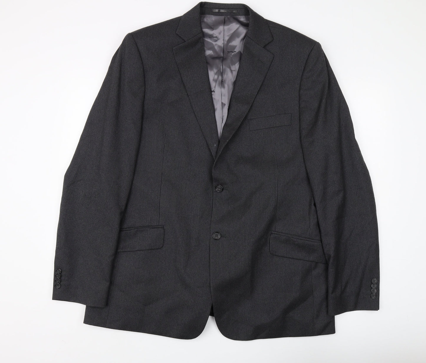Paul Costelloe Men's Black Blazer, Size 44L, Long Fit