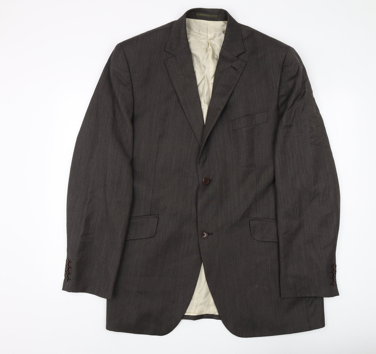 Austin Reed Men's Black Long Blazer 44L, Formal