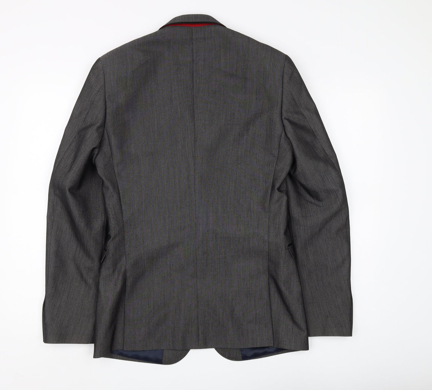 Benetti Men's Grey Slim Fit Blazer - Size 36L