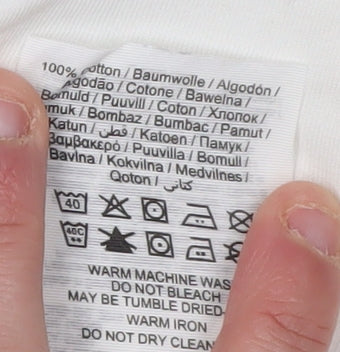 Jack & Jones Men's Polo White 2XL 1/4 Zip Casual