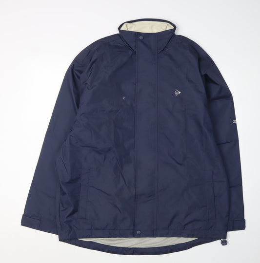 Dunlop Men's Blue Windbreaker Jacket L
