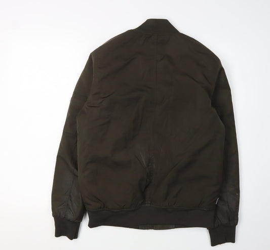 Lambretta Men's Green Bomber Jacket S Casual