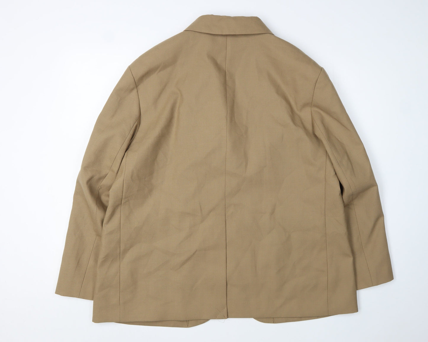 Marks and Spencer Women's Brown Wool Suit Jacket UK 16