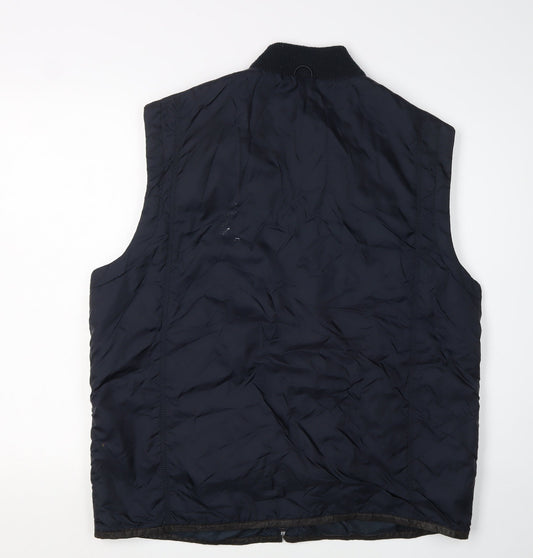 Jasper Conran Men's Black XL Nylon Waistcoat