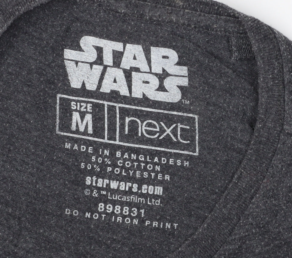Star Wars Next Men's Grey Medium Christmas T-Shirt