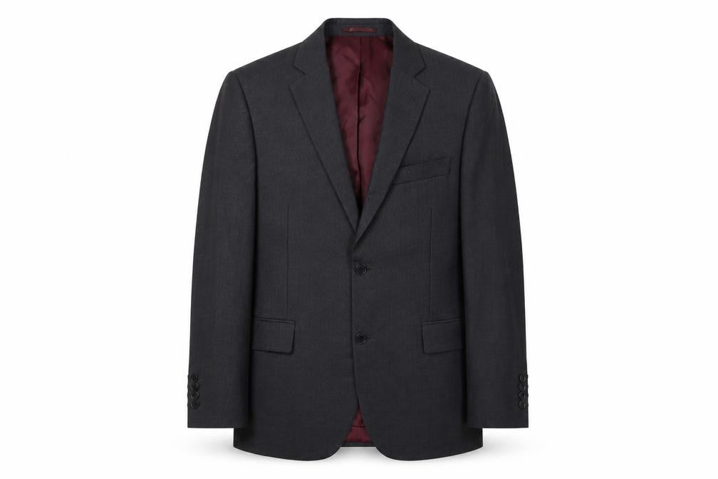 Mens 42 Chest Regular Austin Reed Grey Two-Button Blazer