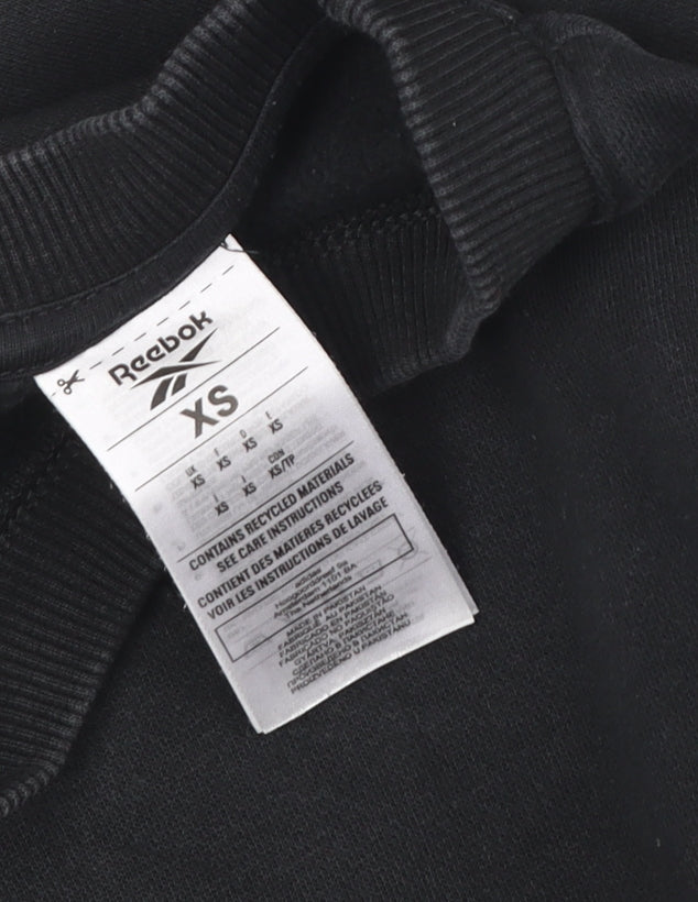 Reebok Unisex Black XS Pullover Sweatshirt Sports