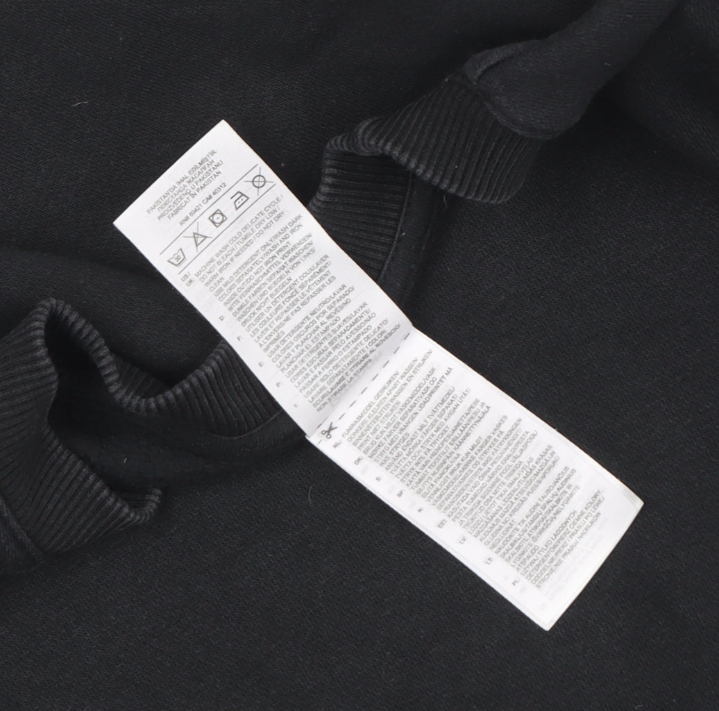 Reebok Unisex Black XS Pullover Sweatshirt Sports