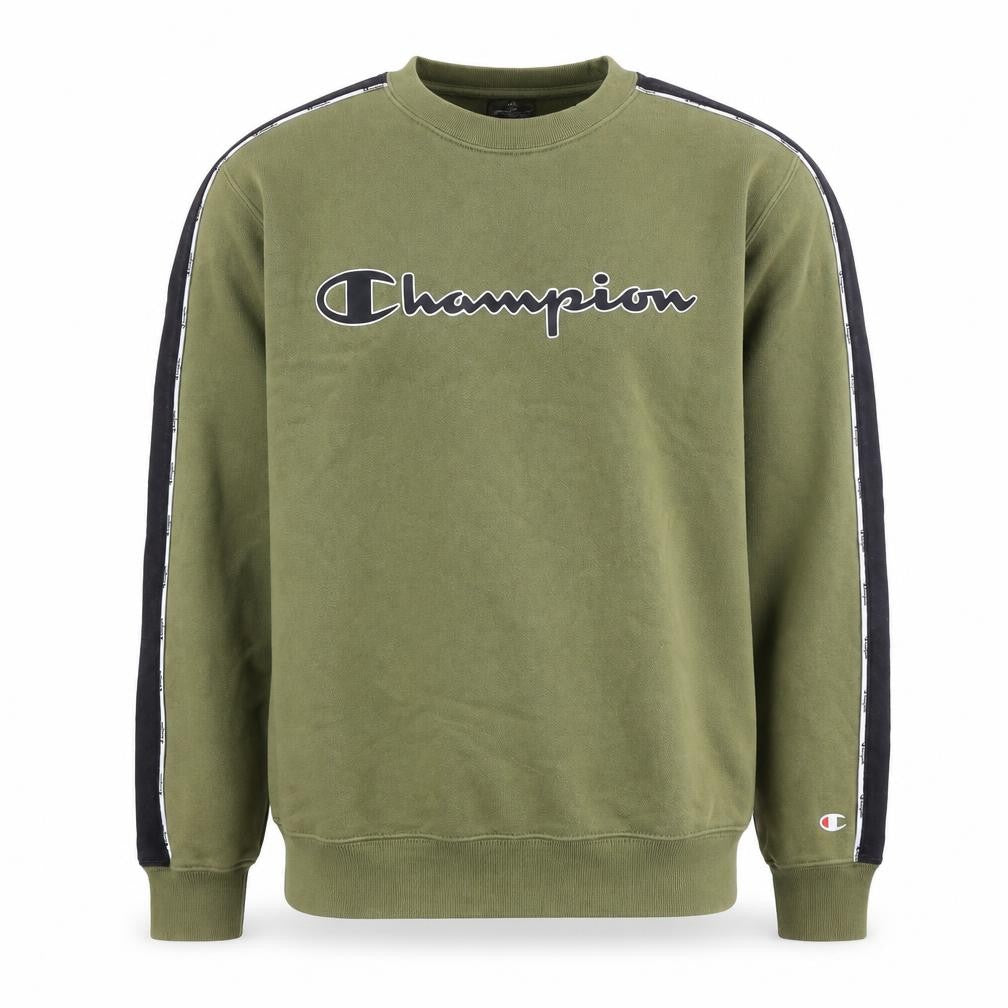 Mens UK S Regular Champion Green Pullover Sweatshirt